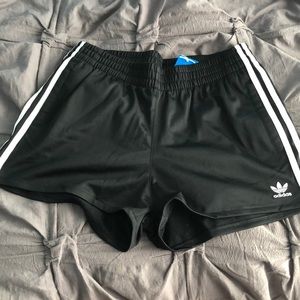 Black adidas shorts